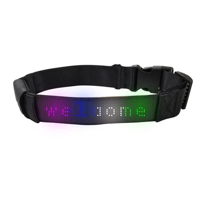 App Control LED Display Pet Collar